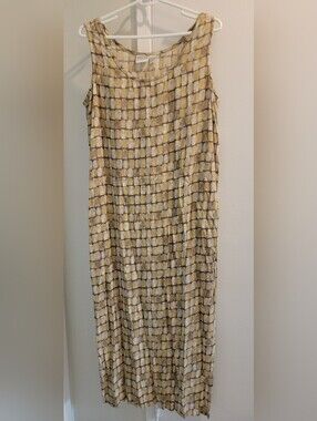 Woven Tile-Print Cover-up Dress from Chicos S2